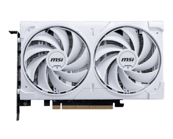 MSI GeForce RTX 5060 8G VENTUS 2X OC WHITE 8GB GDDR7 128-bit Gaming Graphics Card Dual Fans ( G5060-8V2CW ) - Image 2