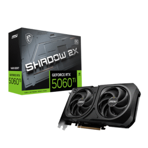 MSI GeForce RTX 5060 Ti 16G SHADOW 2X OC PLUS 16GB GDDR7 128-bit Gaming Graphics Card Dual Fans ( G506T-16S2CP )