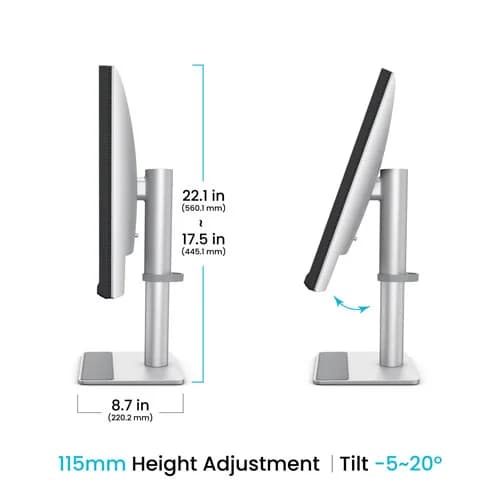 BenQ MA270U 27-inch 4K UHD IPS 60Hz 5 ms HDR10 LED backlight Built-in Speaker 95% P3 Color Gamut & Mac Color Tuning Technology Monitor - Image 5