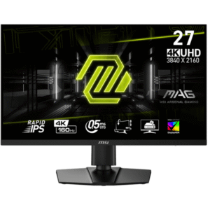 MSI MAG 274UPF E2 27 Inch Flat Rapid IPS UHD 160Hz 0.5ms (GtG, Min.) AMD FreeSync Anti-glare Gaming Monitor 