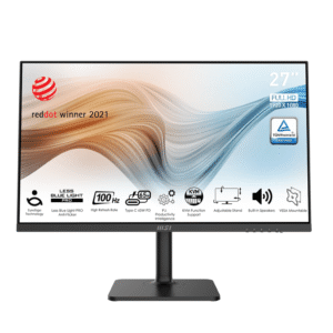 MSI Modern MD272XP 27-Inch Flat IPS FHD 100Hz 1ms (MPRT) / 4ms (GTG)  Anti-glare Built in Speakers Business Monitor
