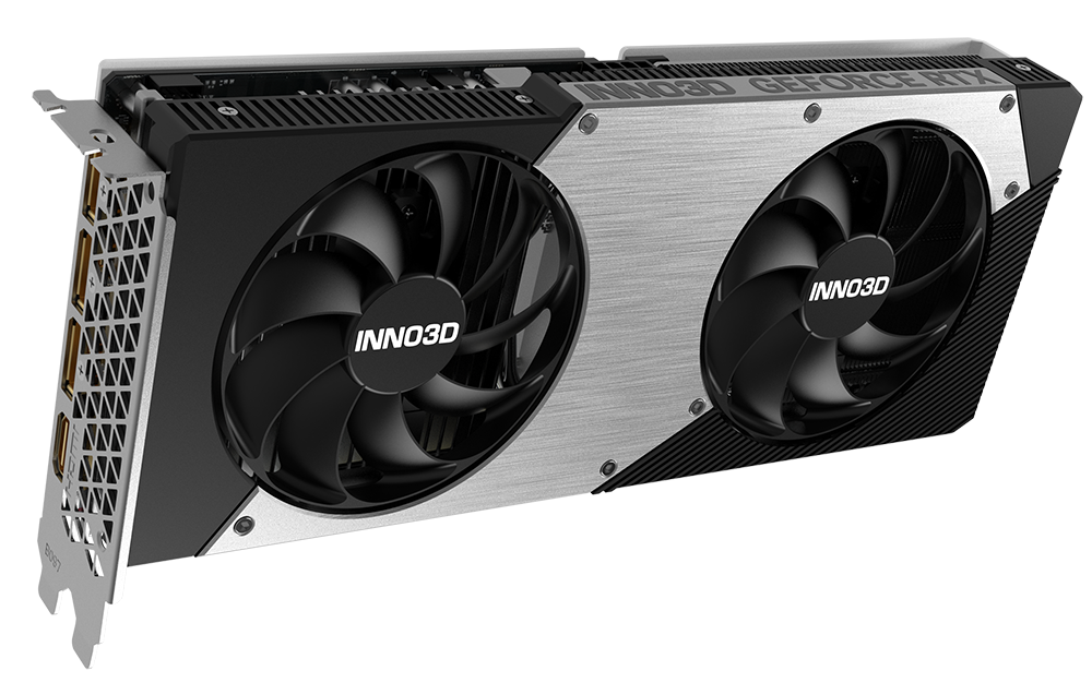 INNO3D GeForce RTX 5060 TWIN X2 OC 8GB GDDR7 128-bit Gaming Graphics Card With Dual Fans ( N50602-08D7X-195070N ) - Image 2