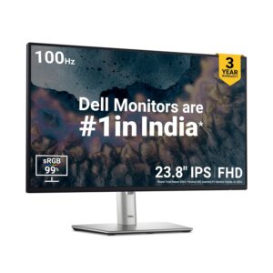 Dell Pro 24 Plus P2425H 23.8-inch FHD IPS 100 Hz 5ms gray-to-gray Ficker Free 4-Star Certified Eye Comfort Monitor