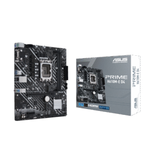 Asus PRIME H610M-E D4 M-ATX Motherboard ( Intel Socket LGA1700, Supports Intel Core 14th & 13th Gen Processors, Intel Core 12th Gen, Pentium Gold and Celeron CPU, 2 x DDR4 RAM Slots, Max 64GB RAM )