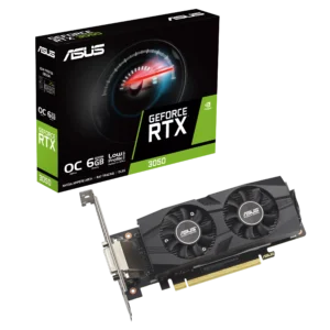 Asus GeForce RTX 3050 LP BRK OC Edition 6GB GDDR6 96-bit Graphics Card With Dual Fans ( RTX3050-O6G-LP-BRK )