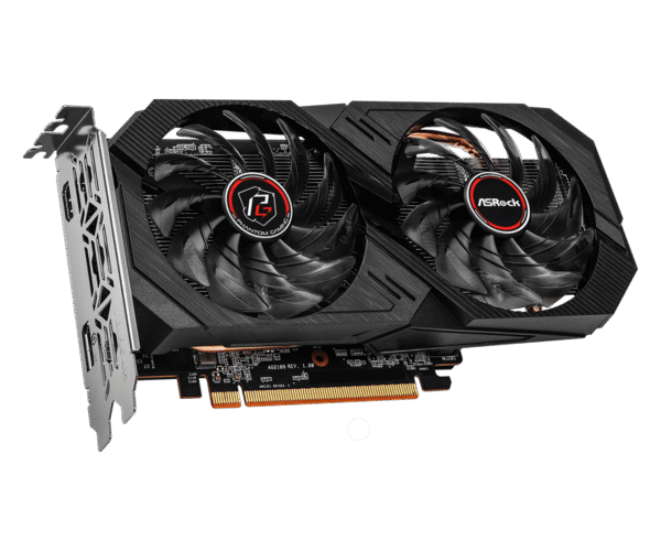 Asrock AMD Radeon RX 6500 XT Phantom Gaming D 4GB OC 4GB GDDR6 64-bit Gaming Graphics Card With Dual Fans ( RX-6500-XT-PGDD-4GO ) - Image 4