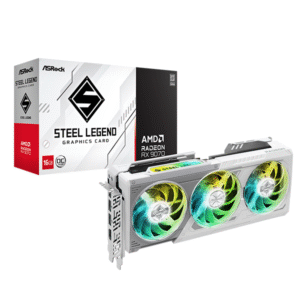 Asrock AMD Radeon RX 9070 Steel Legend 16GB OC 16GB GDDR6 256-Bit Gaming Graphics Card With Triple Fans ( RX9070 SL 16GO )