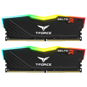 TeamGroup T-Force Delta RGB 32GB (16GBx2) DDR4 3200MHz CL16 Black Desktop RAM ( TF3D432G3200HC16FDC01 )