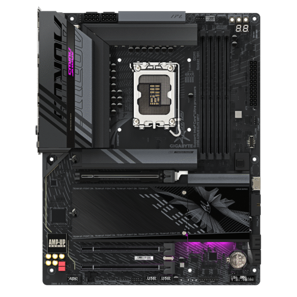 Gigabyte Z890 AORUS ELITE WIFI7 ATX Motherboard ( Intel LGA1851 Socket, Support for Intel Core Ultra Cpu, 4 x DDR5 RAM Slots, Max 256GB RAM Support ) - Image 2