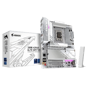 Gigabyte Z890 AORUS ELITE WIFI7 ICE ATX Motherboard ( Intel Socket LGA1851, Support Intel Core Ultra Cpu, 4 x DDR5 RAM Slots, Max 256GB RAM Support )