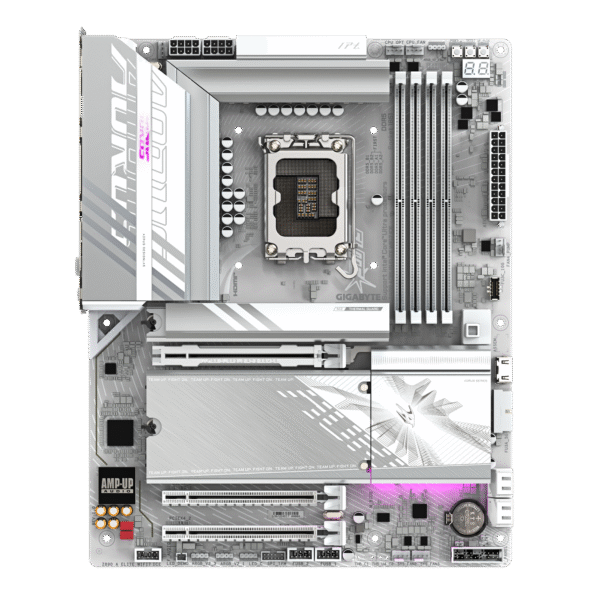 Gigabyte Z890 AORUS ELITE WIFI7 ICE ATX Motherboard ( Intel Socket LGA1851, Support Intel Core Ultra Cpu, 4 x DDR5 RAM Slots, Max 256GB RAM Support ) - Image 2