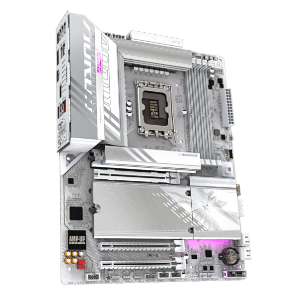 Gigabyte Z890 AORUS ELITE WIFI7 ICE ATX Motherboard ( Intel Socket LGA1851, Support Intel Core Ultra Cpu, 4 x DDR5 RAM Slots, Max 256GB RAM Support ) - Image 4