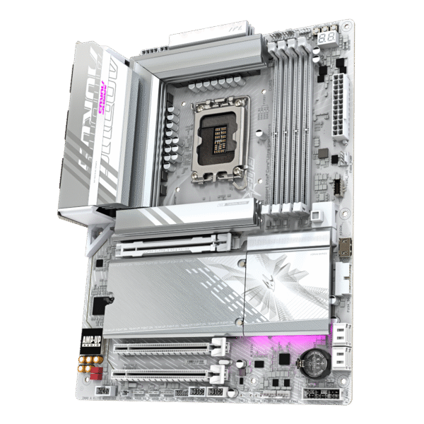 Gigabyte Z890 AORUS ELITE WIFI7 ICE ATX Motherboard ( Intel Socket LGA1851, Support Intel Core Ultra Cpu, 4 x DDR5 RAM Slots, Max 256GB RAM Support ) - Image 3