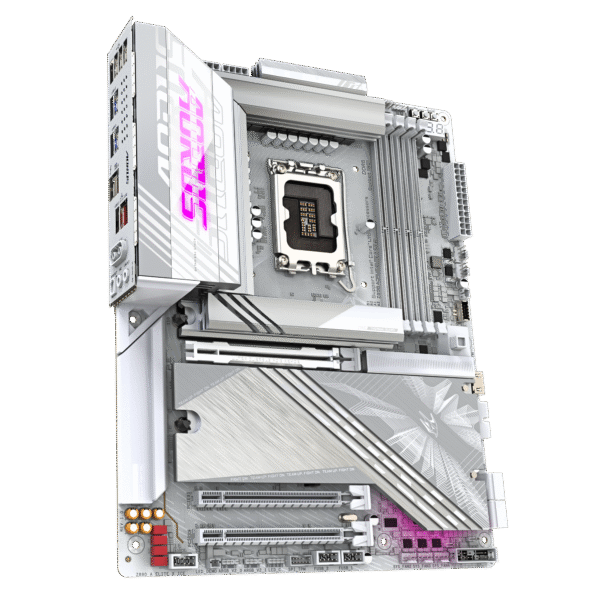 Gigabyte Z890 AORUS ELITE X ICE ATX Motherboard ( Intel Socket 1851, Support Intel Core Ultra Cpu, 4 x DDR5 RAM Slots, Max 256GB RAM Support ) - Image 3