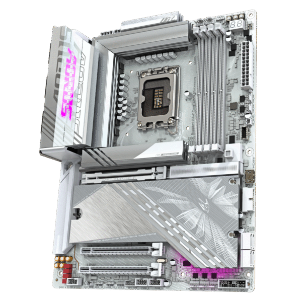 Gigabyte Z890 AORUS ELITE X ICE ATX Motherboard ( Intel Socket 1851, Support Intel Core Ultra Cpu, 4 x DDR5 RAM Slots, Max 256GB RAM Support ) - Image 4