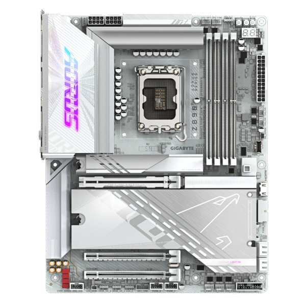 Gigabyte Z890 AORUS PRO ICE ATX Motherboard ( Intel Socket 1851, Support Intel Core Ultra Cpu, 4 x DDR5 RAM Slots, Max 256GB RAM Support ) - Image 2