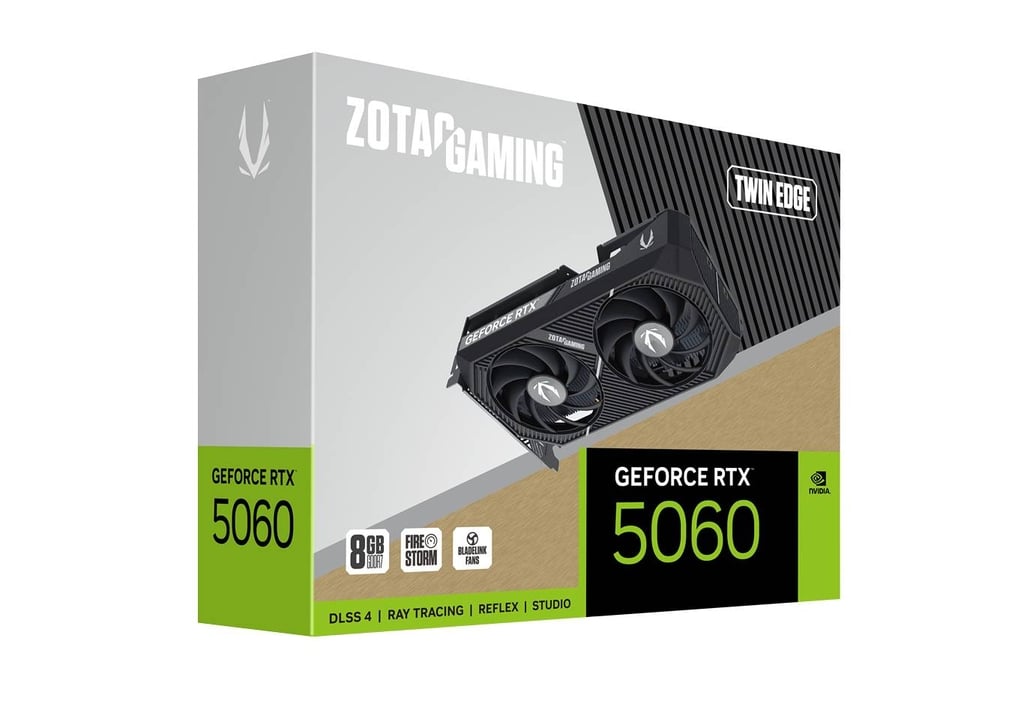 ZOTAC GAMING GeForce RTX 5060 Twin Edge 8GB GDDR7 128-bit Gaming Graphics Card With Dual Fans ( ZT-B50600E-10M ) - Image 8
