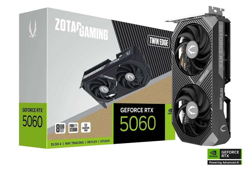 ZOTAC GAMING GeForce RTX 5060 Twin Edge 8GB GDDR7 128-bit Gaming