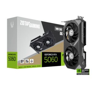 ZOTAC GAMING GeForce RTX 5060 Twin Edge OC 8GB GDDR7 128-bit Gaming Graphics Card With Dual Fans ( ZT-B50600H-10M )