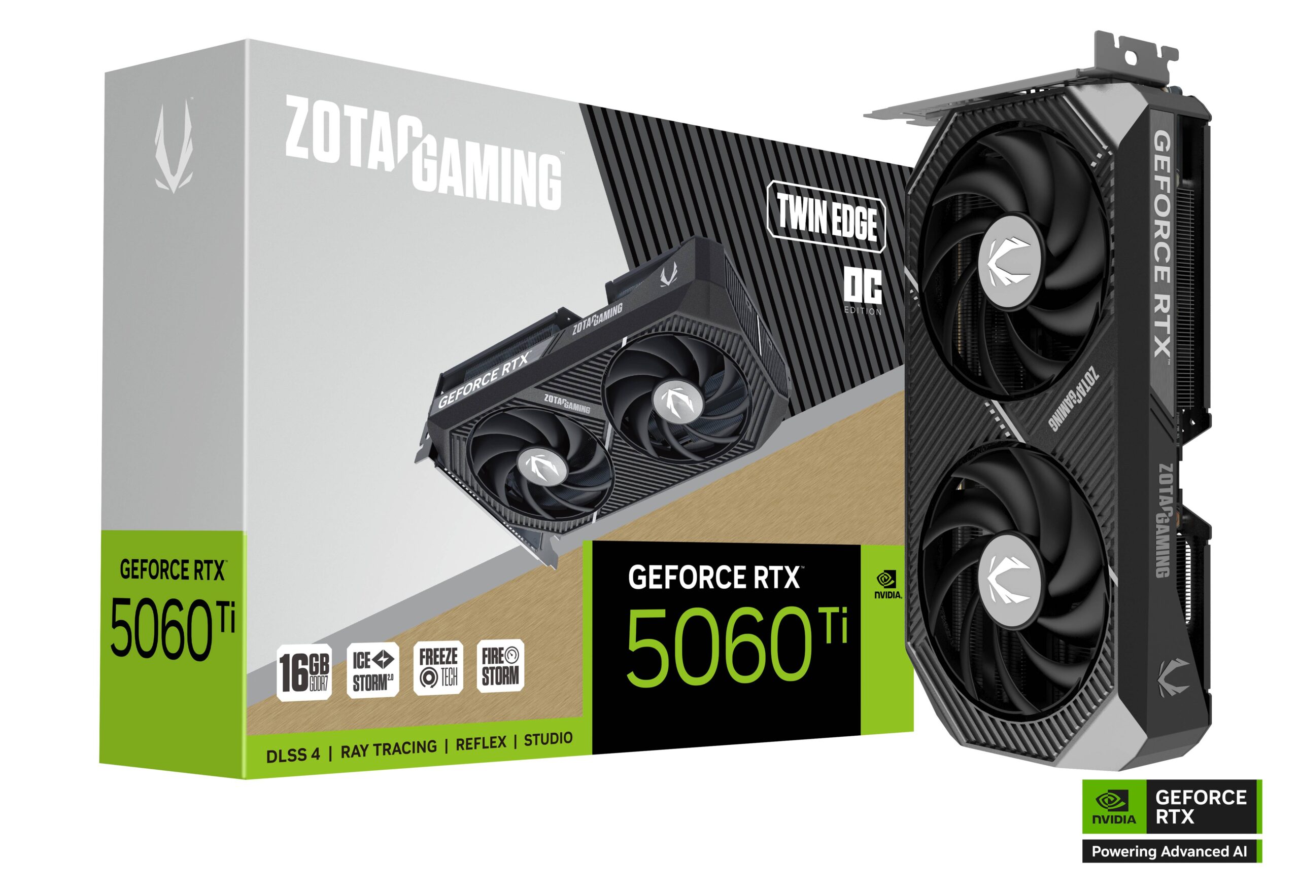 ZOTAC GAMING GeForce RTX 5060 Ti 16GB Twin Edge OC 16GB GDDR7 128-bit Gaming Graphics Card With Dual Fans ( ZT-B50620H-10M ) - Image 8