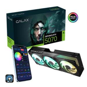 Galax GeForce RTX 5070 EX Gamer 1-Click OC 12GB GDDR7 192-bit DP2.1b*3/HDMI 2.1b/DLSS 4 Gaming Graphics Card With Triple Fans ( 57NON7MDBUEX )
