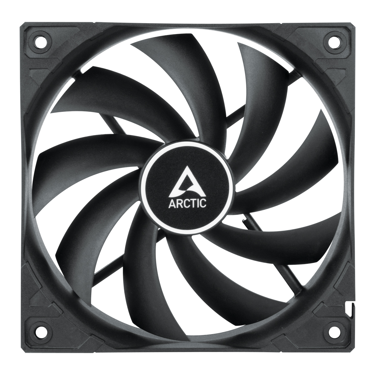 Arctic F12 PWM PST 120 mm PWM Single Pack Black Case Fan With Cable Splitter ( ACFAN00200A ) - Image 2