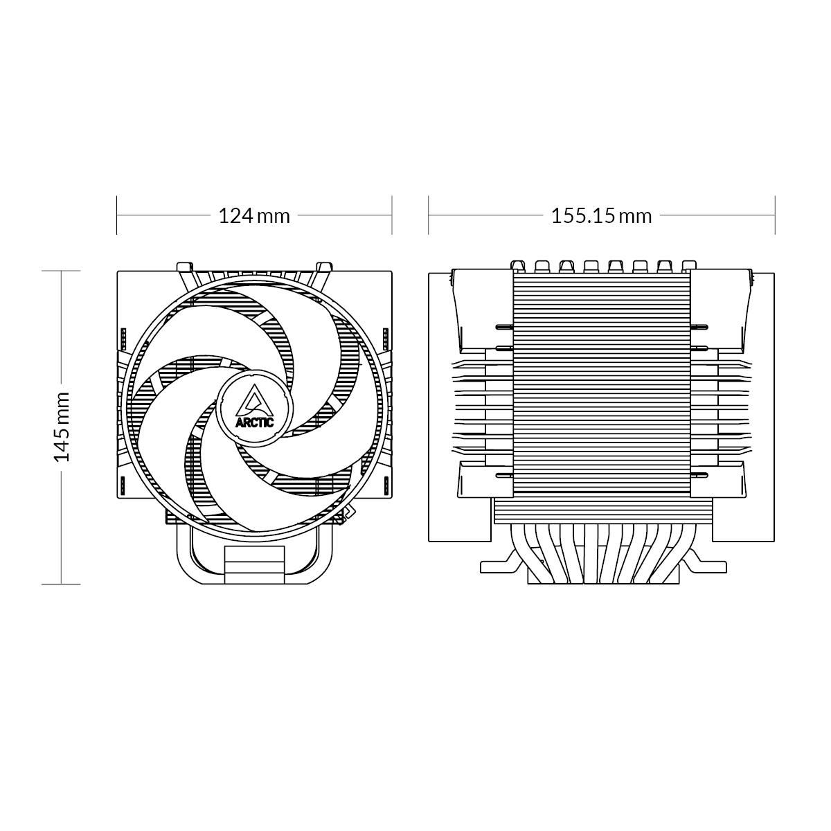 Arctic Freezer 4U-M Rev. 2 4U Server Cooler for AMD, Intel CPU Air Cooler ( ACFRE00133B ) - Image 5