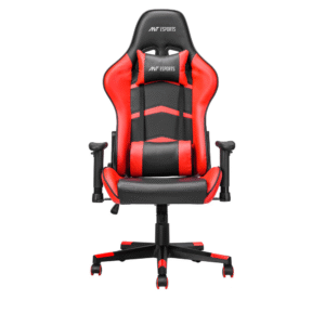 Ant Esports 9077 Ergonomic Multifunctional Back & Red Gaming Chair With Premium PU Leather Upholstery ( ANTC0039 )