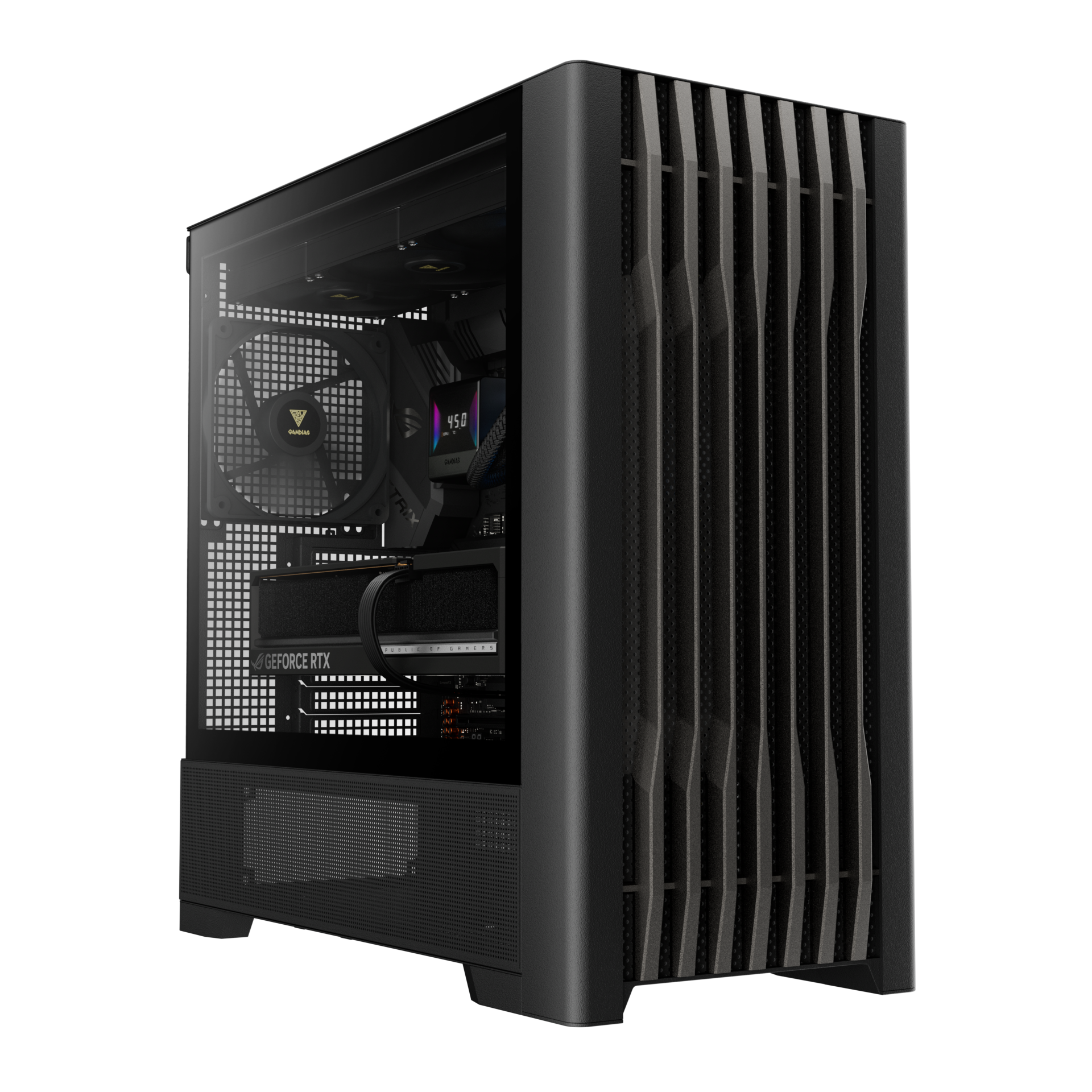 Gamdias ATHENA P3 E-ATX Mid Tower Tempered Glass Side Panel Black Pc ...