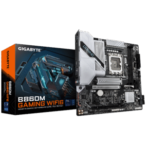 Gigabyte B860M GAMING WIFI6 Micro ATX Motherboard ( Intel LGA1851 Socket, Support Intel Core Ultra Cpu, 2 x DDR5 RAM Slots, Max 128GB RAM )