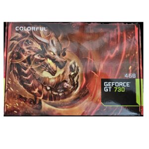 Colorful Geforce Gt 730 4Gb Gddr5 64bit Graphic Card With 4 Hdmi Output Ports