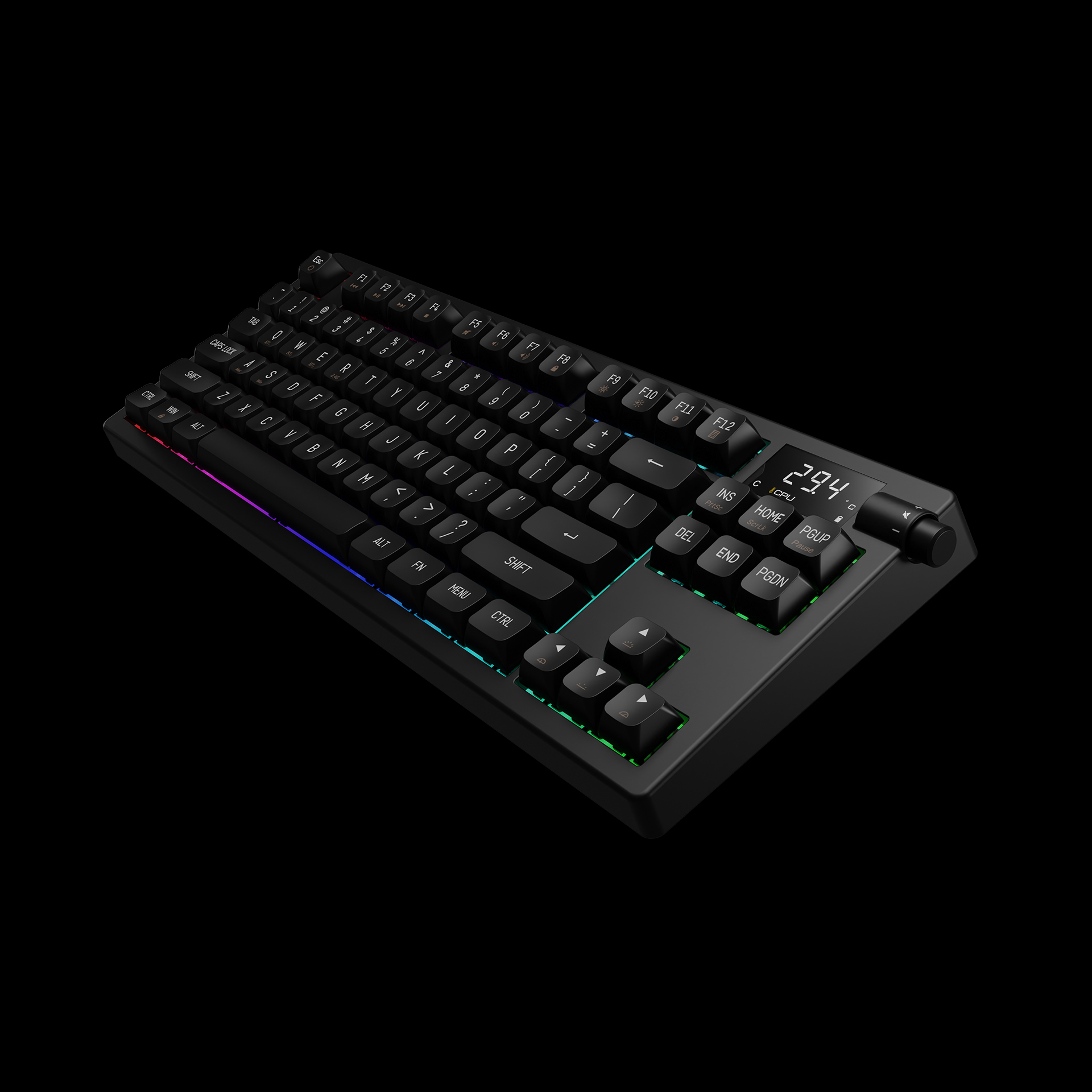 Gamdias HERMES M7 HYBRID Wireless Backlit RGB Black Mechanical Gaming Keyboard - Image 5