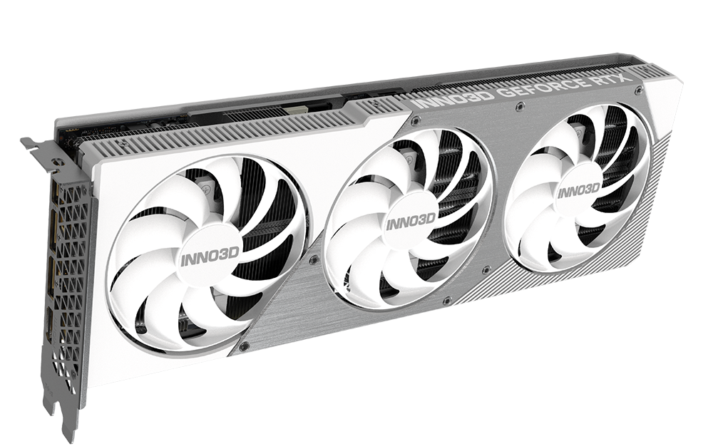 INNO3D GeForce RTX 5070 Ti X3 OC WHITE 16GB GDDR7 256-bit Gaming Graphics Card With Triple Fans ( N507T3-16D7X-176068W ) - Image 2