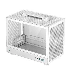 Deepcool CH160 WH Mini-ITX Mini Tower Tempered Glass White PC Case ( R-CH160-WHNGI0-G-1 )