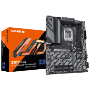 Gigabyte Z890 UD ATX Motherboard ( Intel LGA1851 Socket, Support Intel Core Ultra Cpu, 4 x DDR5 RAM Slots, Max 256GB RAM )