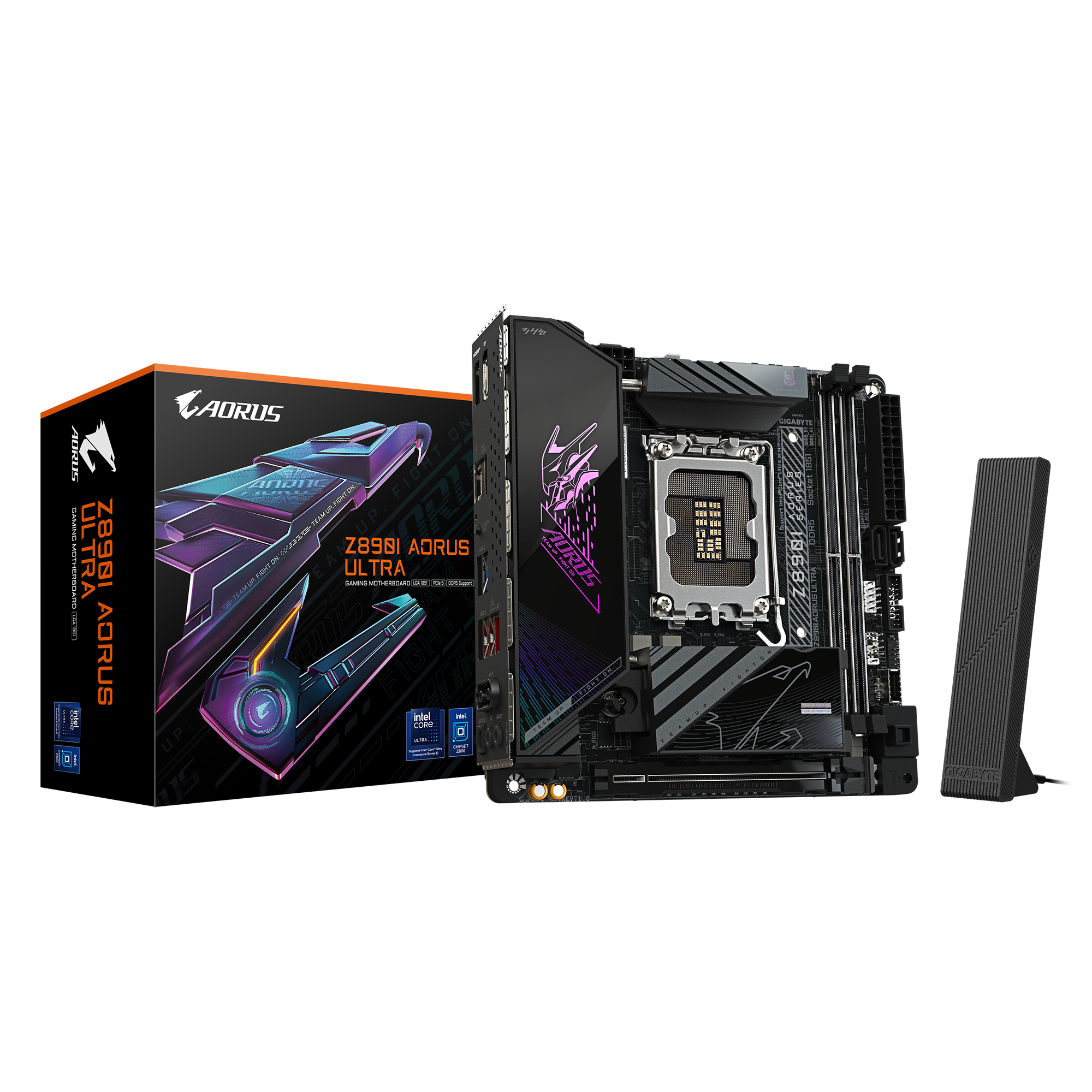 Gigabyte Z890I AORUS ULTRA Mini-ITX Motherboard ( Intel LGA1851 Socket, Support Intel Core Ultra Cpu, 2 x DDR5 RAM Slots, Max 128GB RAM )