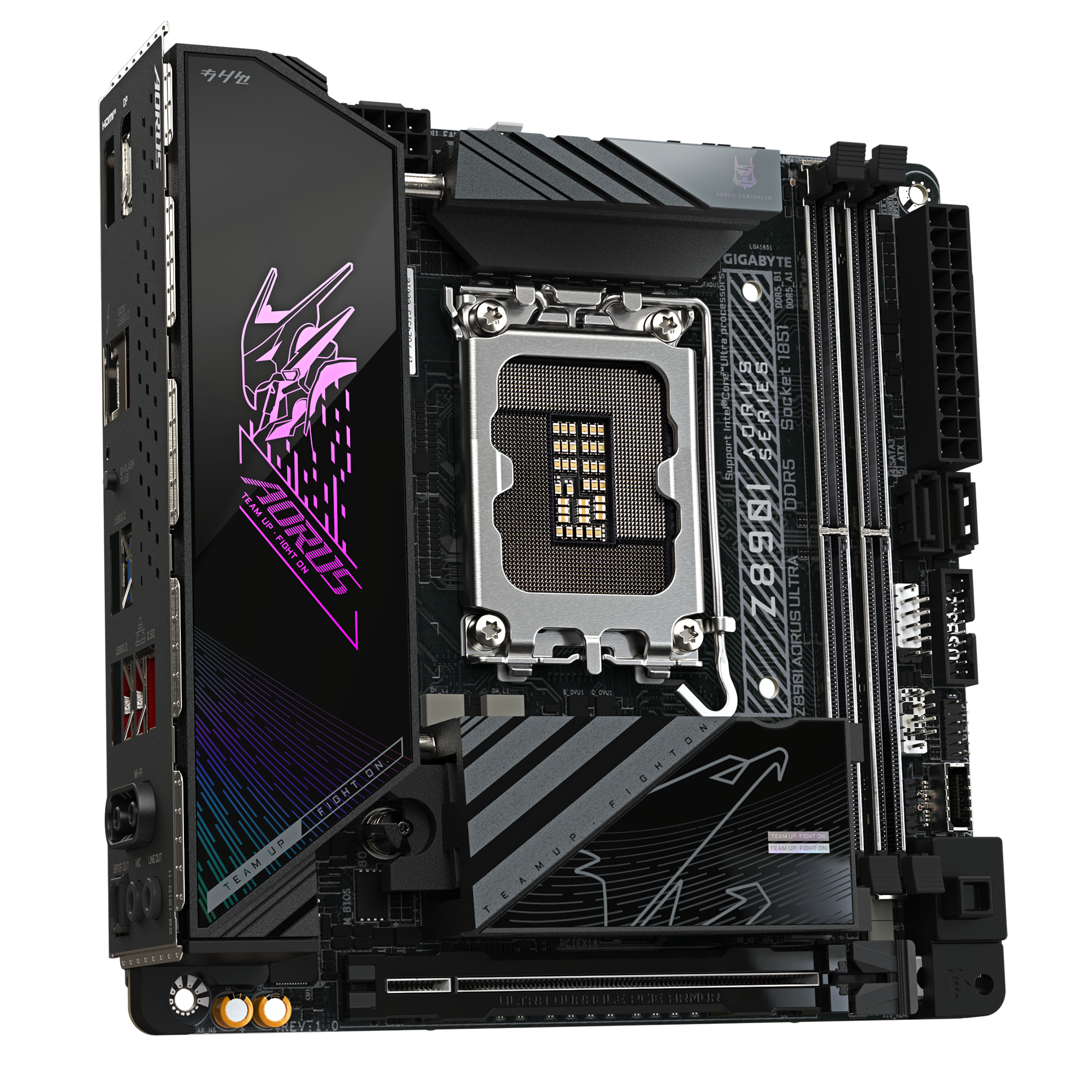 Gigabyte Z890I AORUS ULTRA Mini-ITX Motherboard ( Intel LGA1851 Socket, Support Intel Core Ultra Cpu, 2 x DDR5 RAM Slots, Max 128GB RAM ) - Image 3