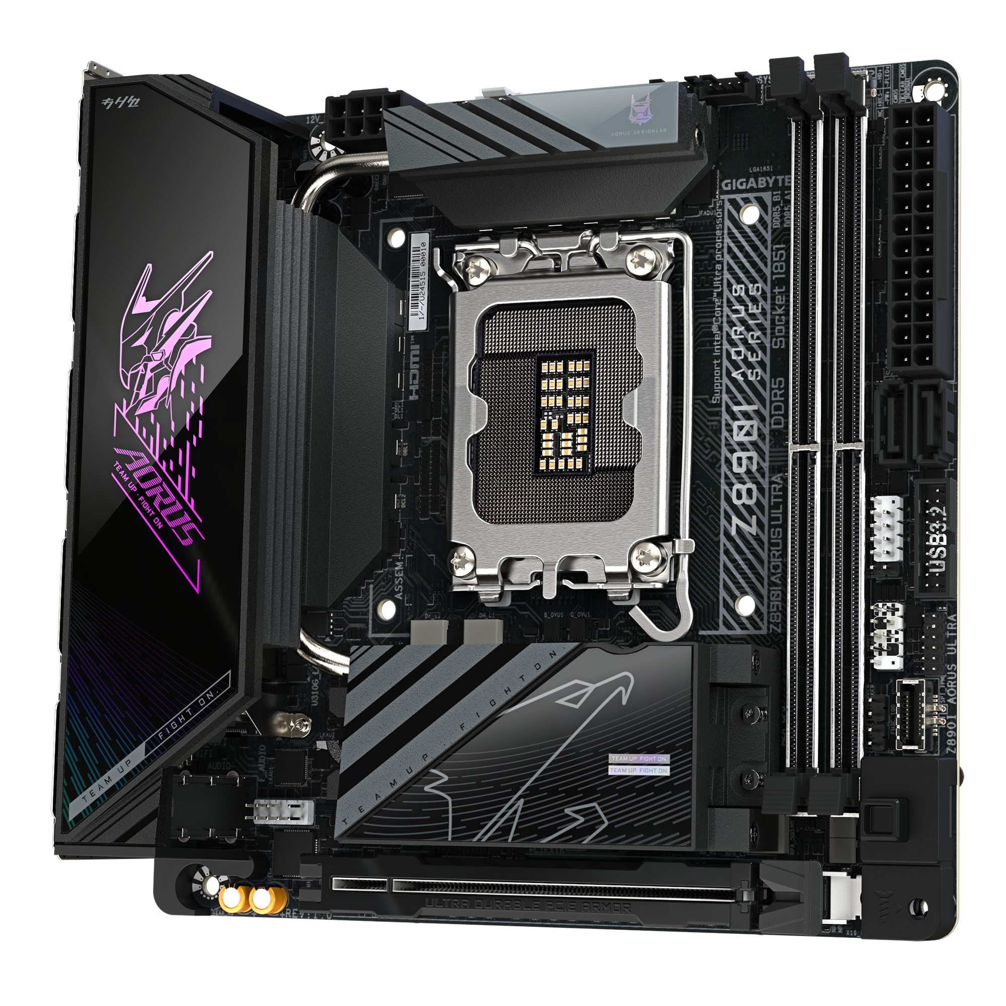 Gigabyte Z890I AORUS ULTRA Mini-ITX Motherboard ( Intel LGA1851 Socket, Support Intel Core Ultra Cpu, 2 x DDR5 RAM Slots, Max 128GB RAM ) - Image 4