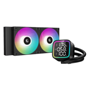 Deepcool LD240 ARGB Black Liquid CPU Cooler With LED Display ( R-LD240-BKMSN-G-1 )