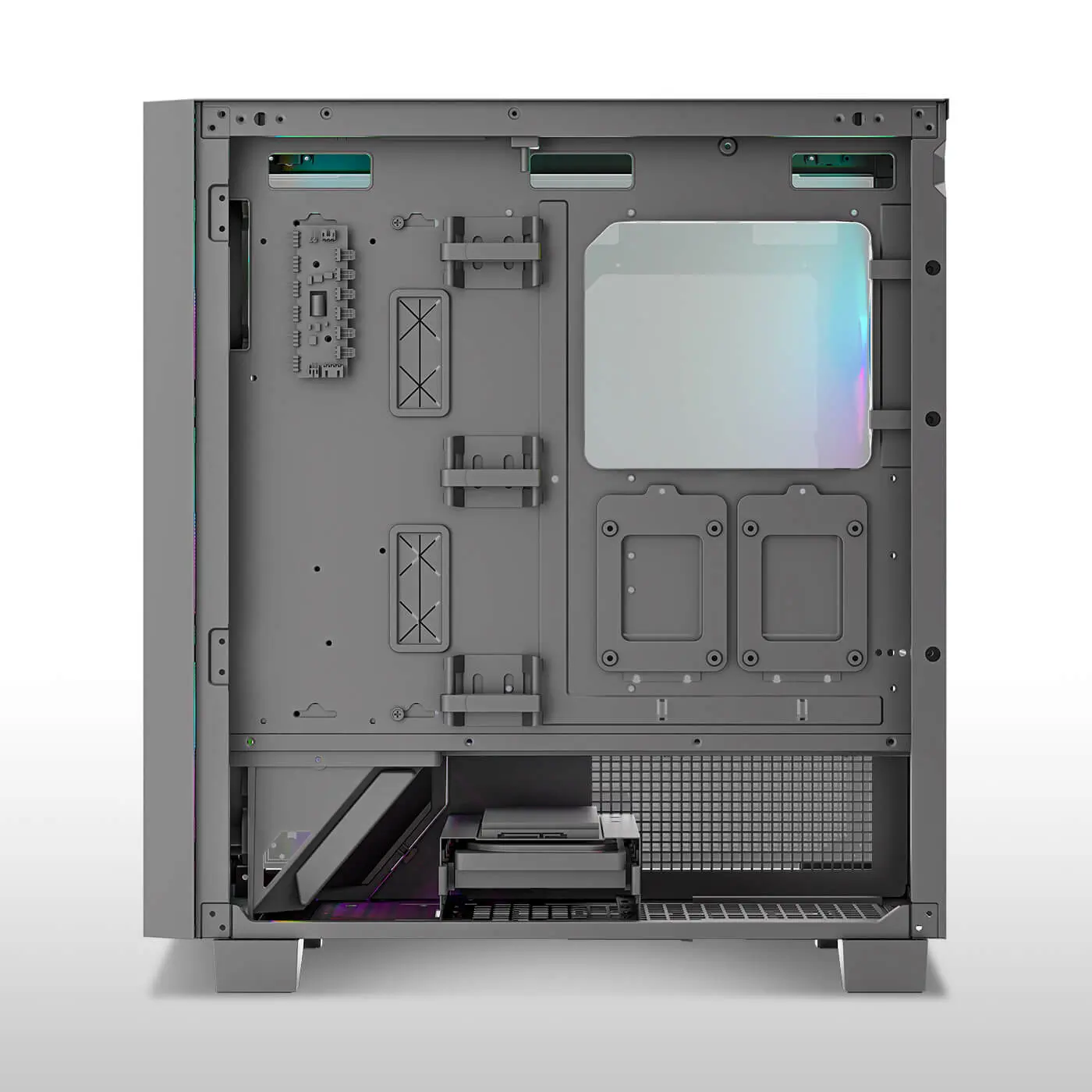 ProLab Design AI848 ARGB ATX Mid-Tower Workstation PC Case With Pre-installed ARGB Fans - Image 7