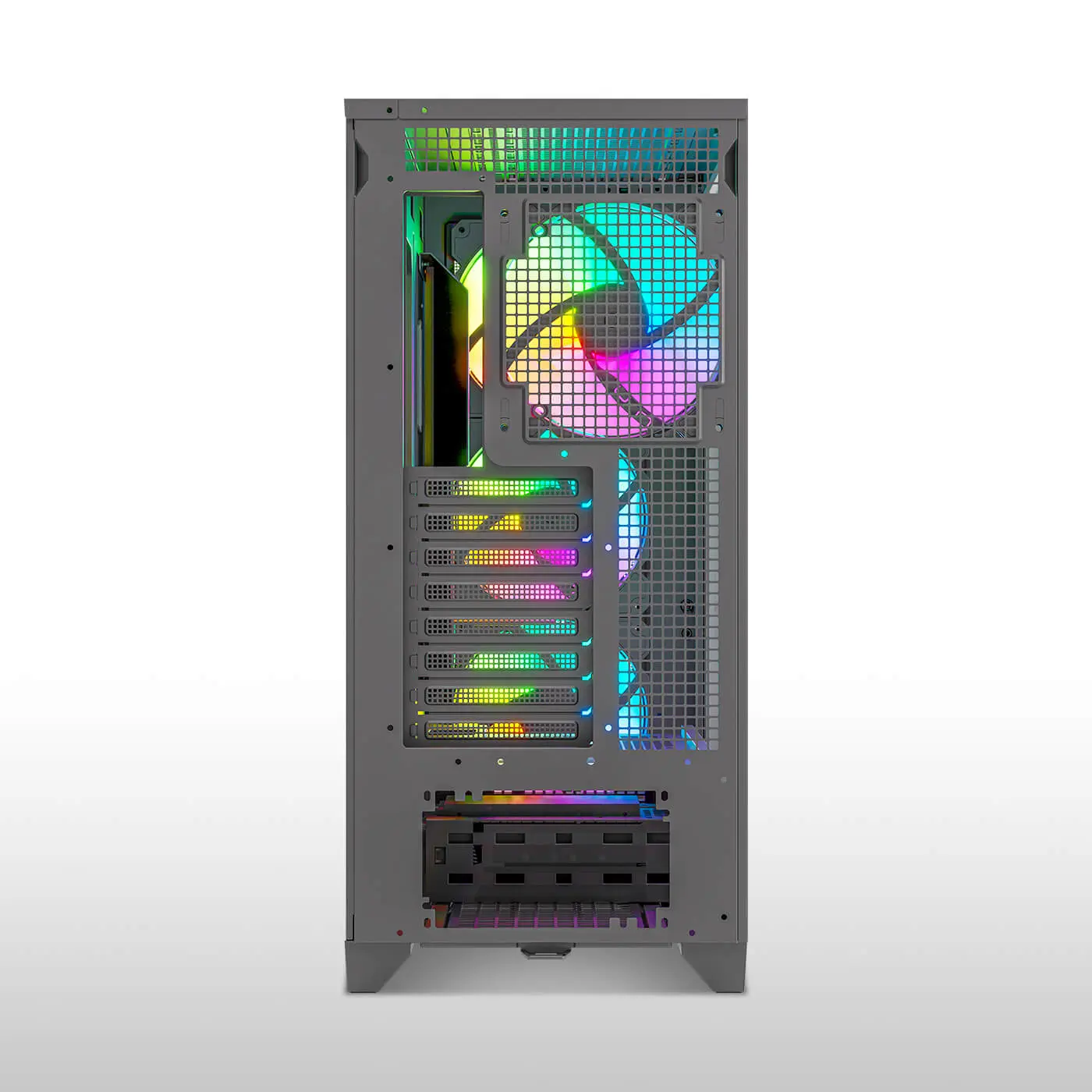ProLab Design AI848 ARGB ATX Mid-Tower Workstation PC Case With Pre-installed ARGB Fans - Image 8