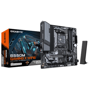 Gigabyte B550M GAMING X WIFI6 Micro ATX Motherboard ( AMD Socket AM4, Support AMD Ryzen 5000 G, 5000, 4000 G,3000 G, 3000 Series Processors, 4 x DDR4 RAM Slots, Max 128GB RAM Support )