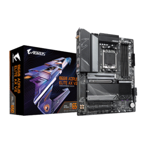 Gigabyte B650 AORUS ELITE AX V2 ATX Motherboard ( AMD Socket AM5, Support AMD Ryzen 7000 ,8000, 9000 Series Processors, 4 x DDR5 RAM Slots, Max 256GB RAM Support )