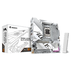 Gigabyte B850M AORUS ELITE WIFI6E ICE (rev. 1.x) Micro ATX Motherboard ( AMD Socket AM5, Support AMD Ryzen 9000, 8000 ,7000 Series Processors, 4 x DDR5 RAM Slots, Max 256GB RAM Support )