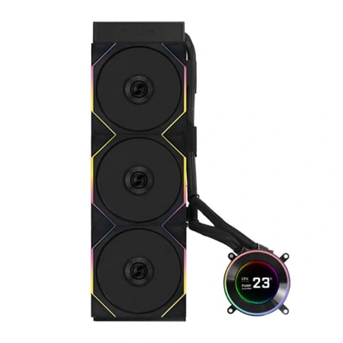 Lian Li Hydroshift II LCD-C 360TL 360mm Black CPU Liquid Cooler ( GHS2LCD36TB ) - Image 2