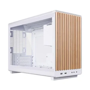 Lian Li A3-mATX Wood Mini Tower White Pc Cabinet ( G99-A3W-WDG-IN )