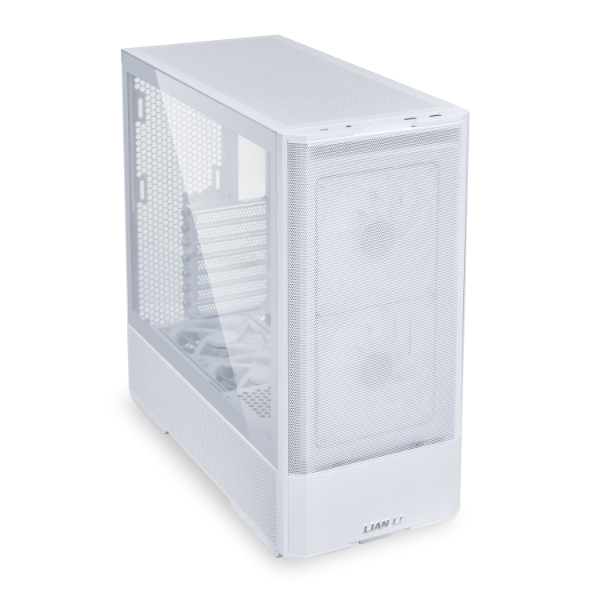 Lian Li Lancool 207 White ARGB ATX Mid Tower Tempered Glass Pc Cabinet With Pre-installed ARGB Fans ( G99-LAN207RW-IN ) - Image 2