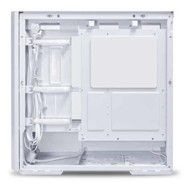 Lian Li Lancool 207 White ARGB ATX Mid Tower Tempered Glass Pc Cabinet With Pre-installed ARGB Fans ( G99-LAN207RW-IN ) - Image 4