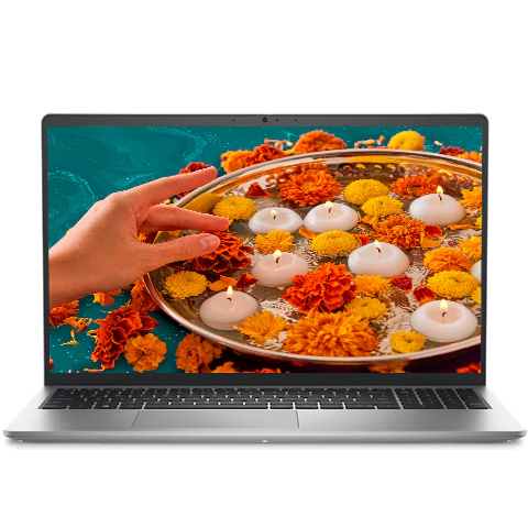 Dell Inspiron 15 Intel Core i5 13th Gen 15.6 Inch Non-Touch, FHD 120Hz IPS, Anti-Glare Laptop OIN353034011RINS1MO ( 8GB DDR4 RAM, 512GB SSD, Windows 11 + Office Home & Student 2024, Platinum Silver )
