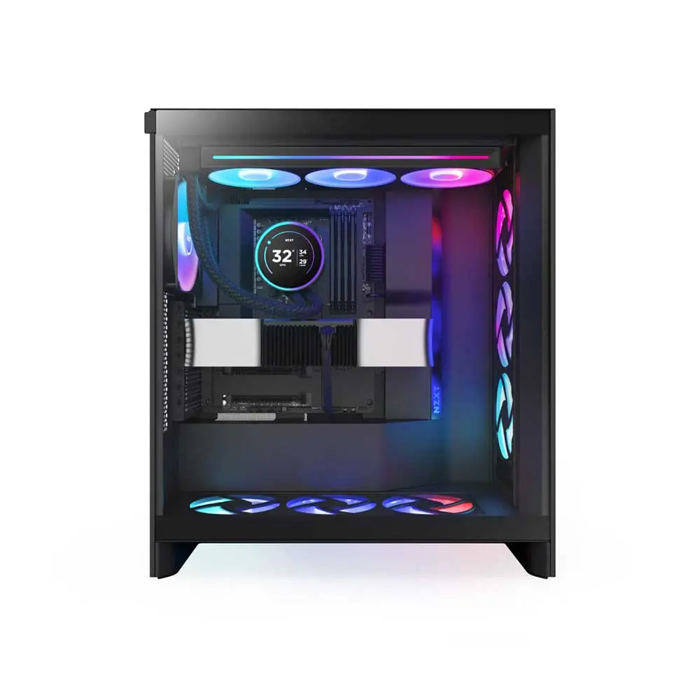 NZXT Kraken Elite 360 RGB 360mm AIO Black CPU Liquid Cooler With 2.72" IPS LCD & RGB ( RL-KR36E-B2 ) - Image 5